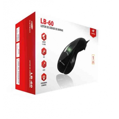 Leitor de Código de Barras USB LB-60BK C3Tech