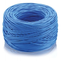 Cabo Lan Rede CAT 6 U/UTP GigaBIT 4X24AWG LSZH Azul Prysmian (metro)