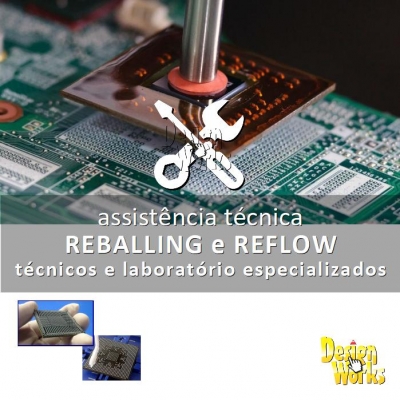 Conserto de Notebook Reballing e Reflow