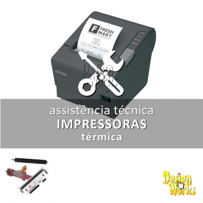 Conserto impressora térmica