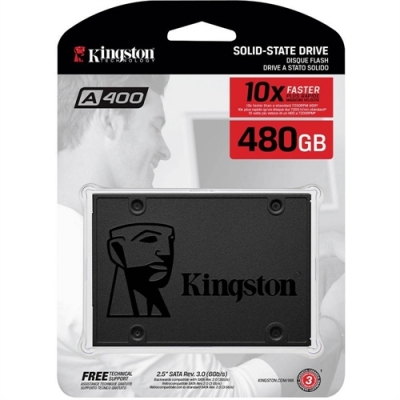 SSD Kingston A400 2.5” 480GB SATA III 450mb Sa400s37/480GB