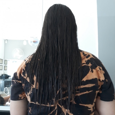 Corte, coloração e escova